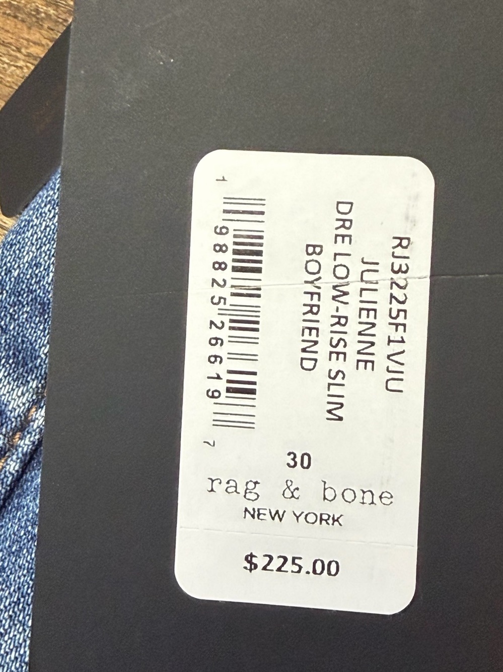 NEW Rag & Bone Dre Low Rise Slim Boyfriend Sz 30 Vintage Stretch Jeans Julienne - Picture 7 of 15